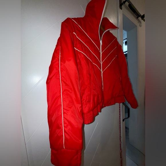 1970’s Vintage Johnny Colorado Red Ski Jacket Vest/Coat Size M - Picture 11 of 16